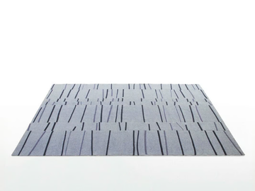 GRAFFITO - Striped felt rug by Paola Lenti - view 2
